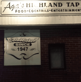 Aga's Highland Tap strip club in Boston, MA, United States