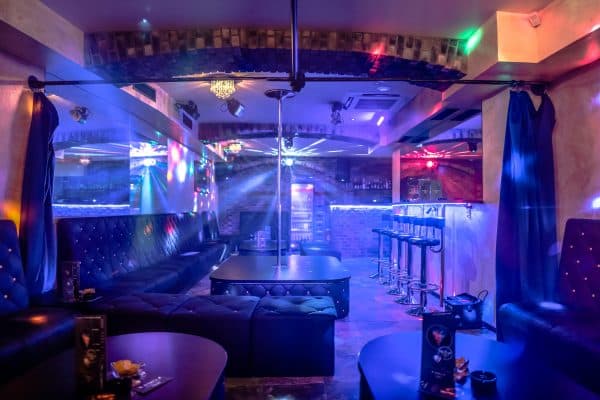 Angel’s Cabaret strip club in Bratislava, Slovakia