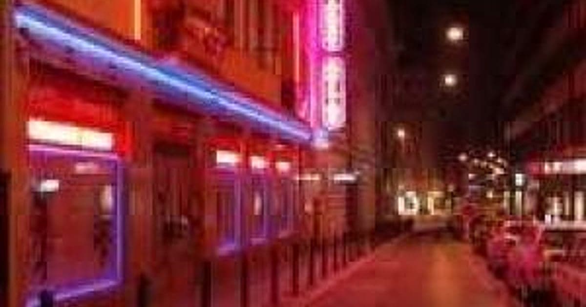 Atlas Cabaret strip club in Prague, Europe, Czech Republic