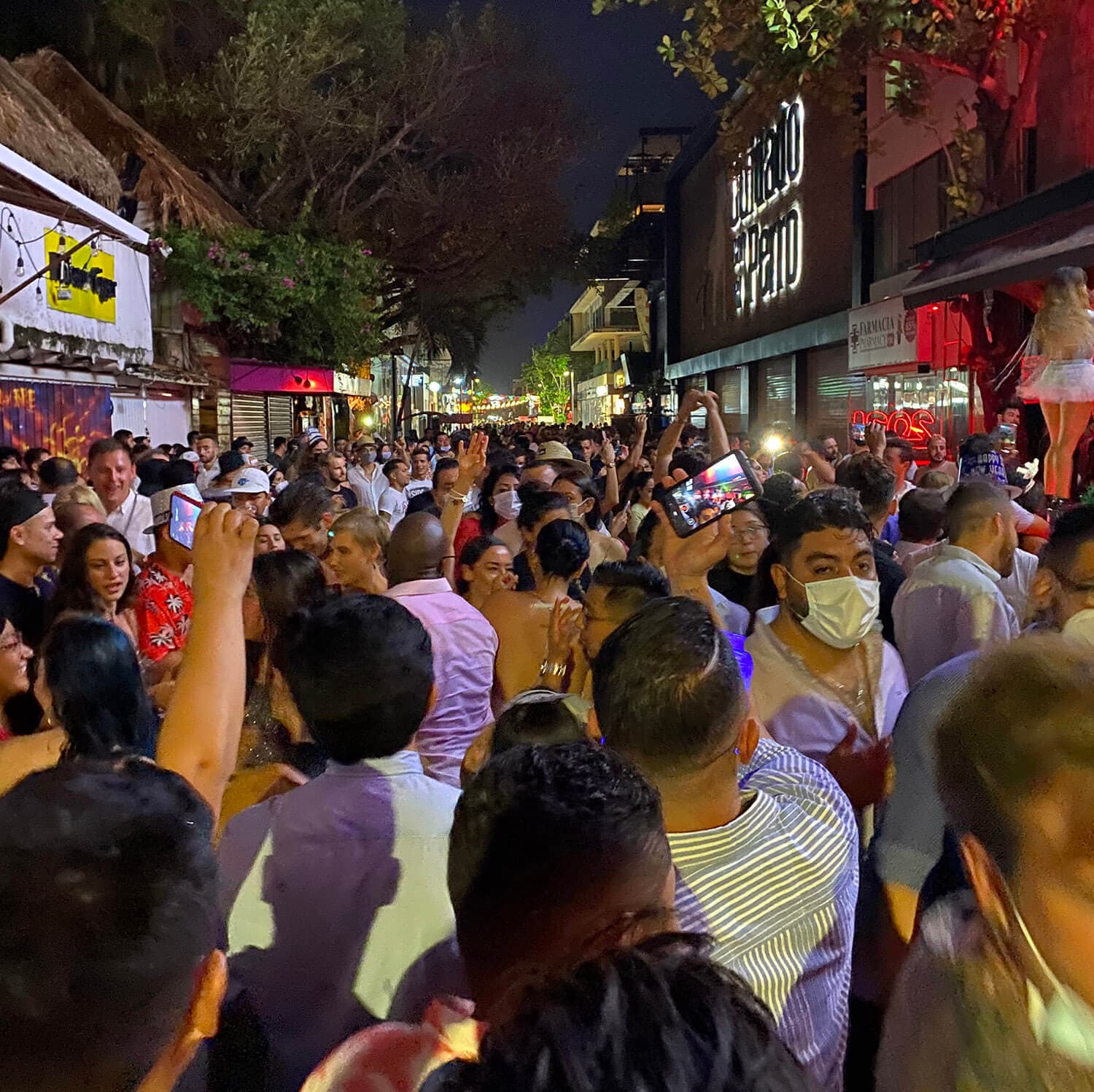 Avenida Kukulcan strip club in Playa del Carmen, Quintana Roo, Mexico