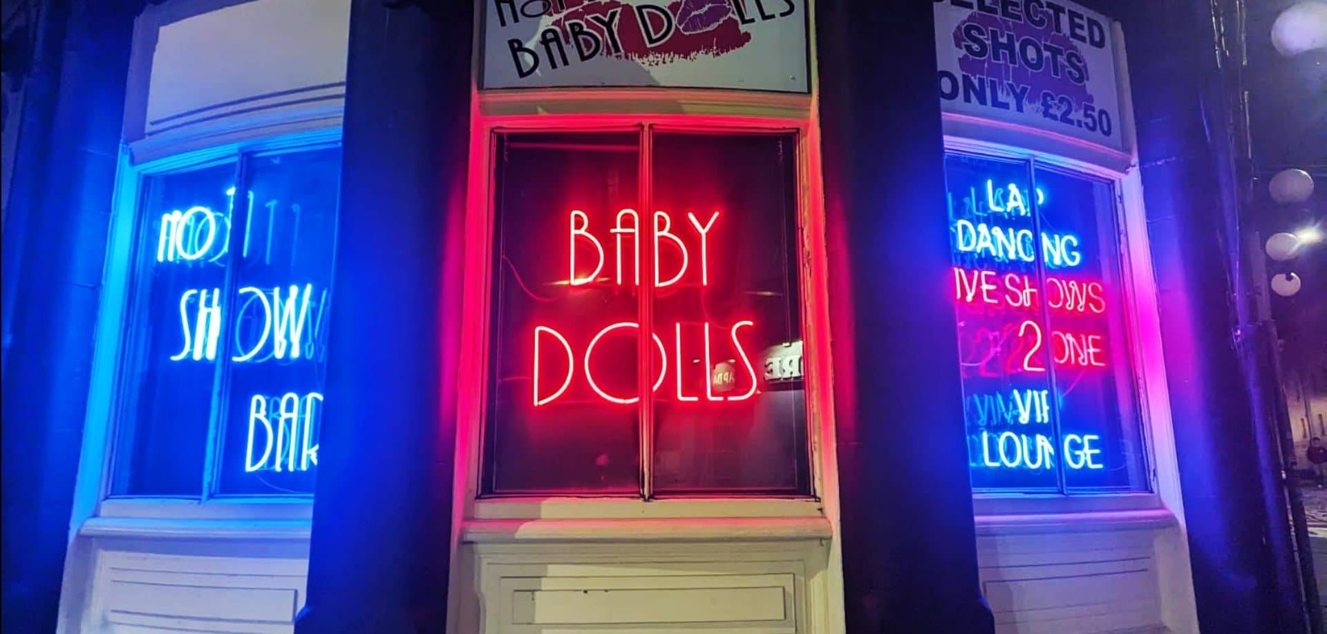 Baby Dolls strip club in Edinburgh, Scotland, United Kingdom