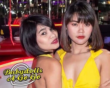 Baby Dolls strip club in Phatthaya, Asia, Thailand