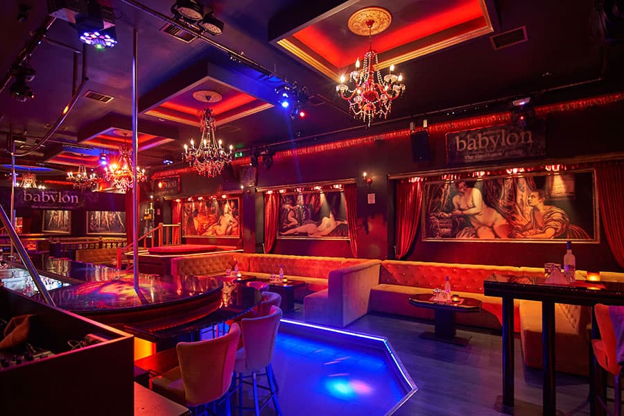 Baby-O strip club in Athens, Greece