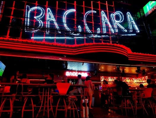 Baccara strip club in Bangkok, Asia, Thailand