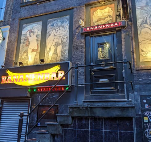 Bananen Bar strip club in Amsterdam, Netherlands