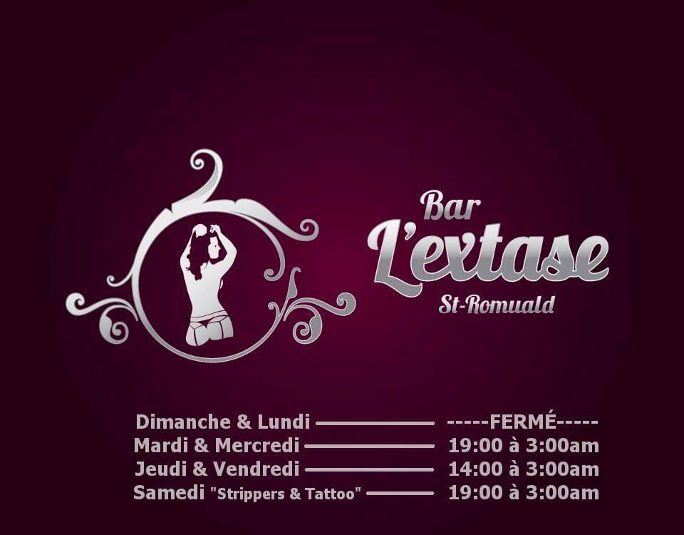 Bar L'Extase strip club in Sainte-Marie, QC, Canada