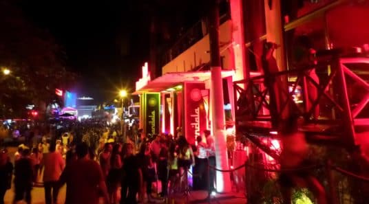 Black Jack Men's Club strip club in Playa del Carmen, Quintana Roo, Mexico