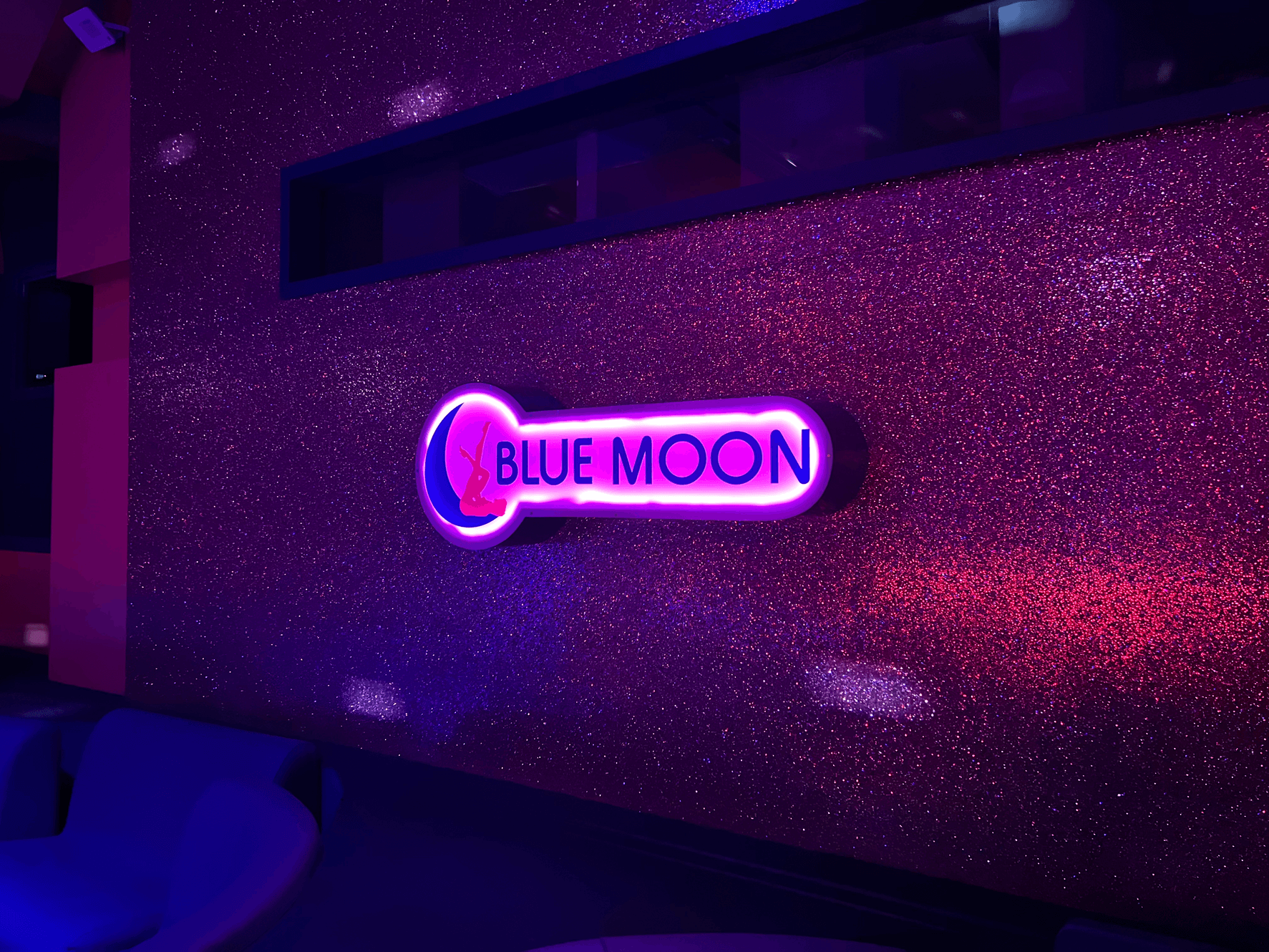 Blue Moon strip club in Rome, Europe, Italy
