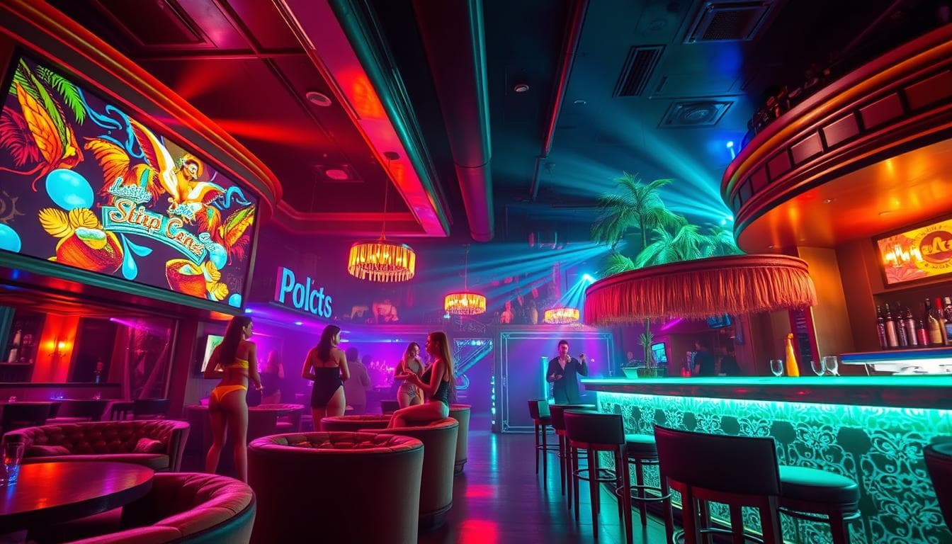 BlueLight Night Club strip club in Pantanal, Caribbean, Dominican Republic