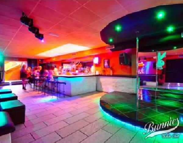 Bunnies strip club in Tenerife, Spain