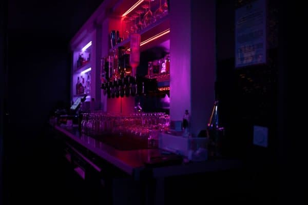 Bus Paradise strip club in Cannes, France