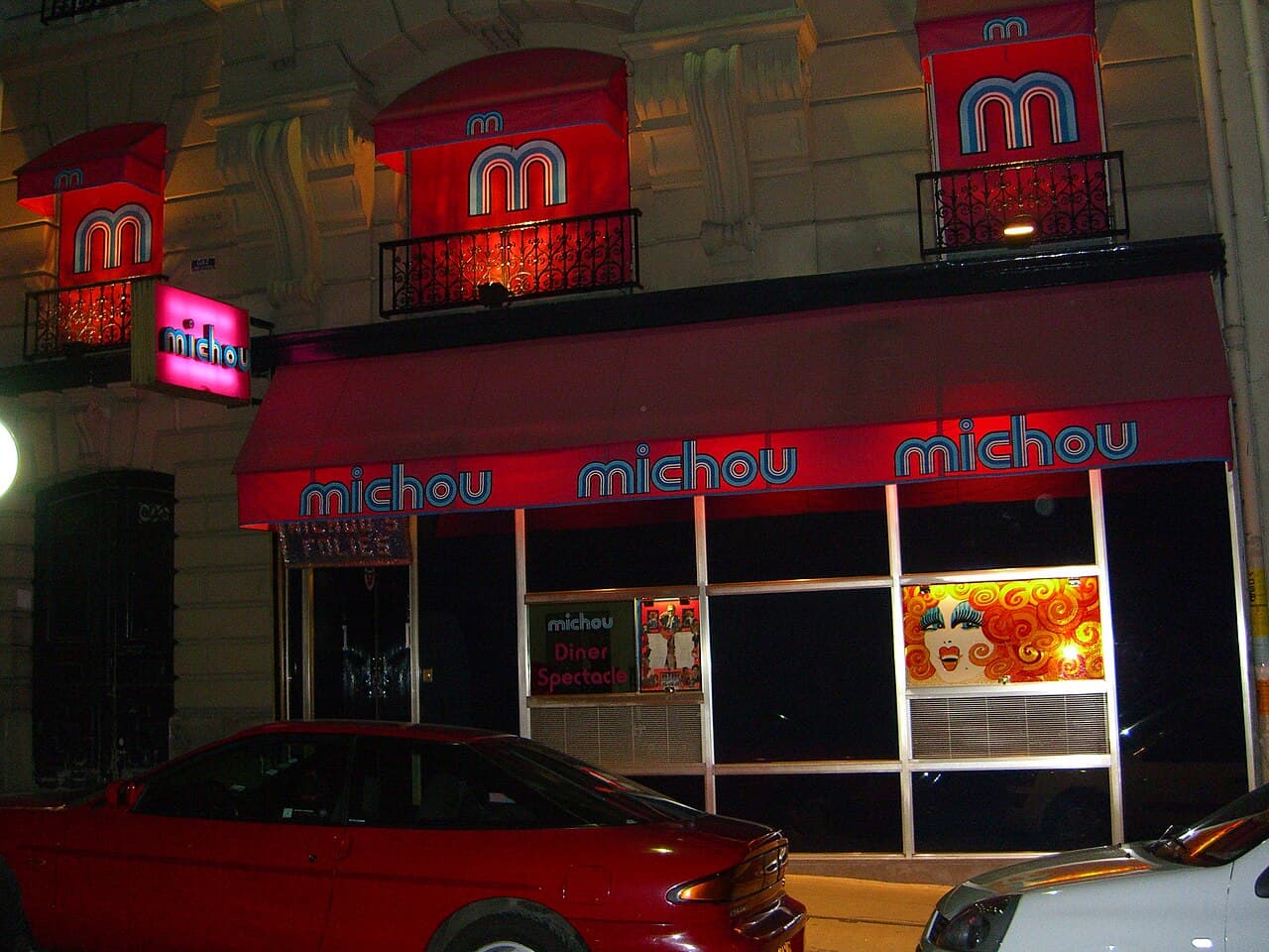Cabaret Michou strip club in Paris, France
