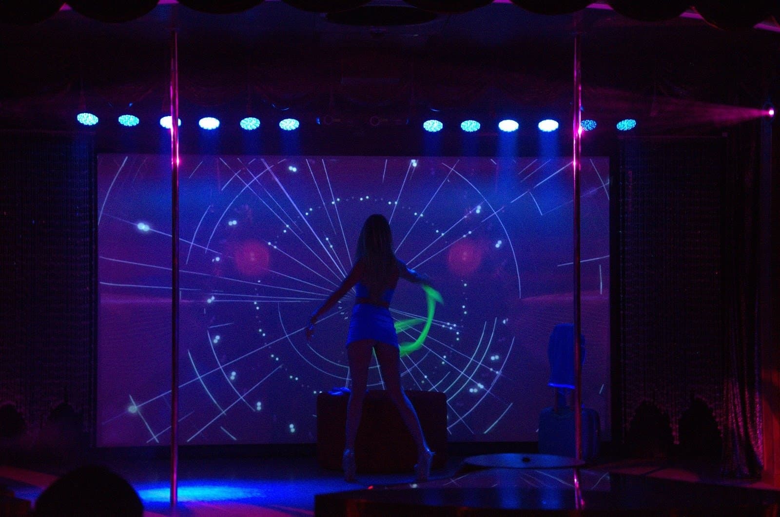 Cabaret Night Bar strip club in Kiev, Ukraine