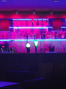 Café Vogue strip club in Budapest, Hungary