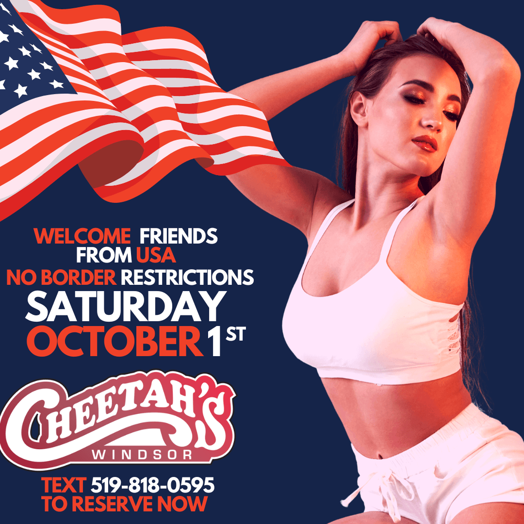 Cheetah's On The River strip club in Windsor, ON, Canada