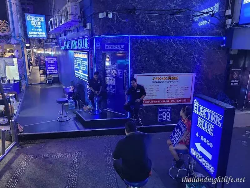 Club Electric Blue strip club in Pattaya, Thailand
