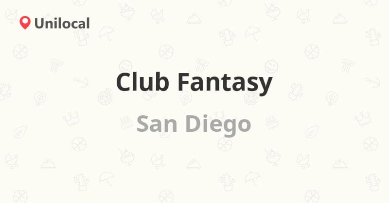 Club Fantasy strip club in San Diego, CA, United States