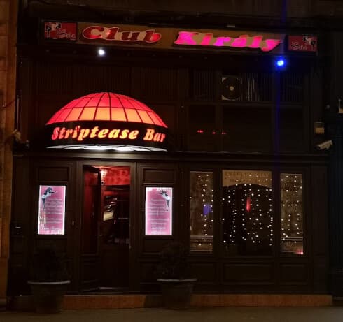 Club Kiraly strip club in Budapest, Europe, Hungary