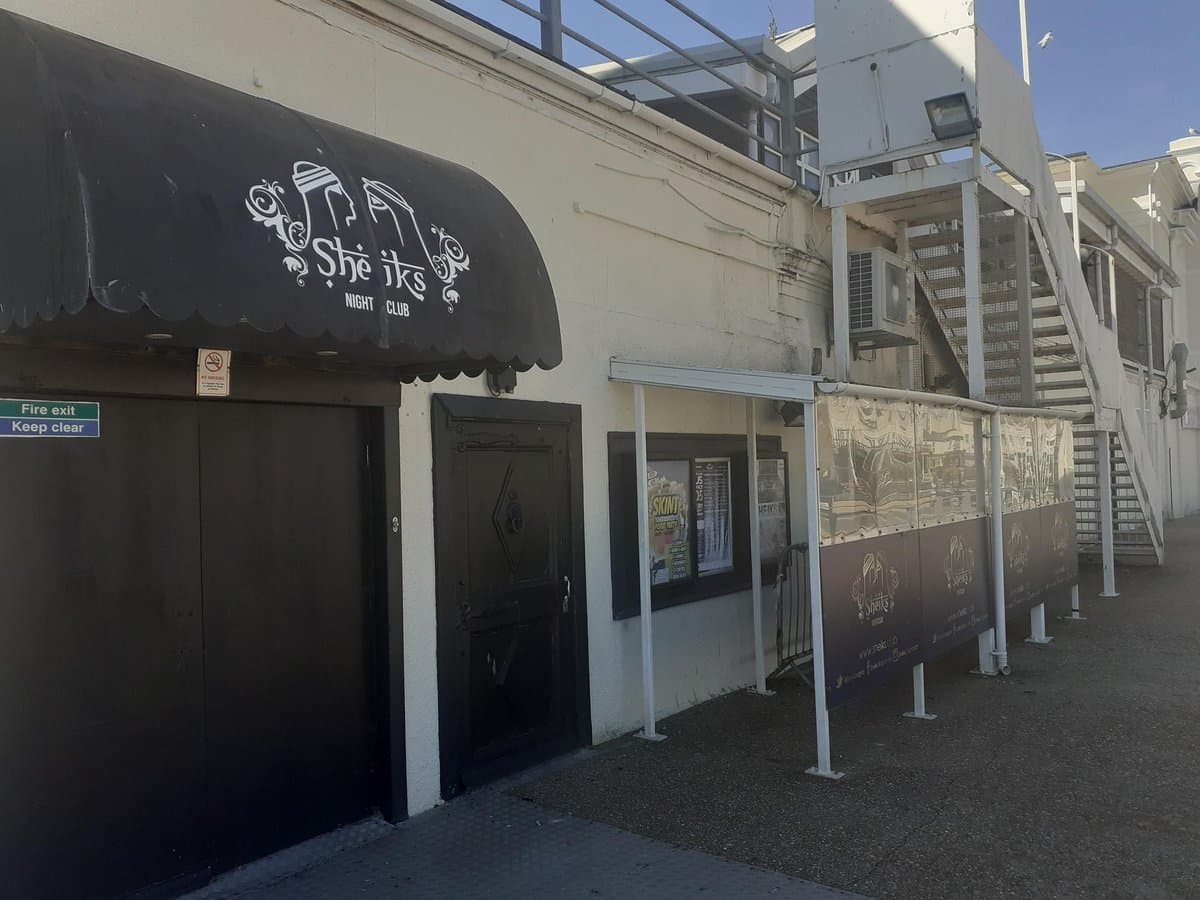 Club Shine strip club in Bognor Regis, West Sussex, United Kingdom