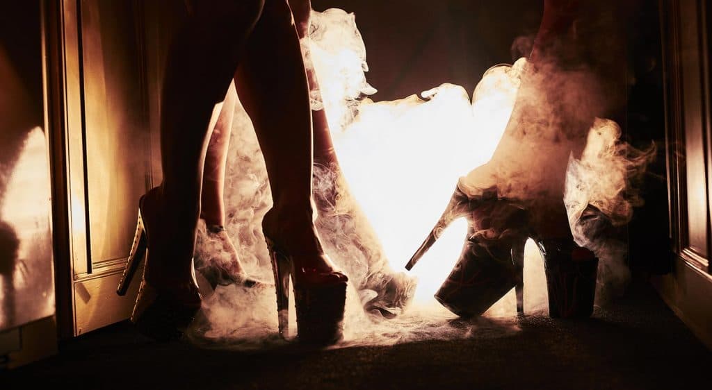 Cristal Club strip club in Copenhagen, Denmark