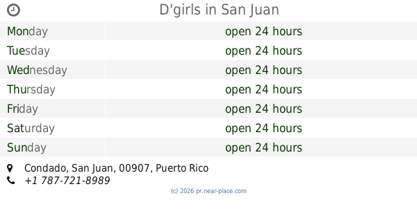 D' Girls strip club in San Juan, Caribbean, Puerto Rico