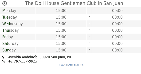 Doll's House strip club in Ponce, Caribbean, Puerto Rico