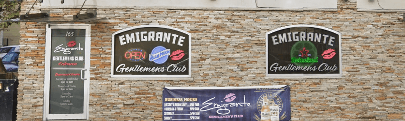 Emigrante Gentlemen's Club strip club in Newark, NJ, United States