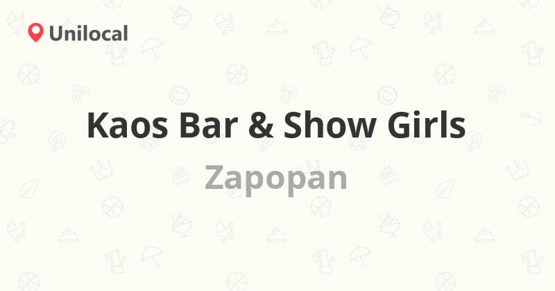 Kaos strip club in Zapopan, Jalisco, Mexico