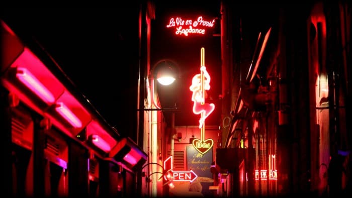 La Vie en Proost strip club in Amsterdam, Netherlands