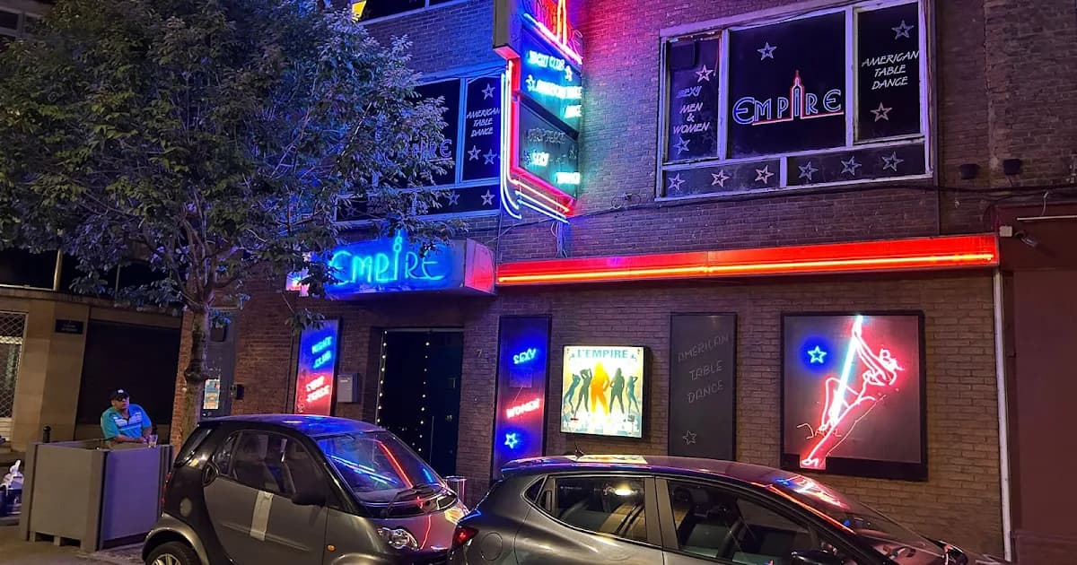 Le Empire strip club in Brussels, Belgium