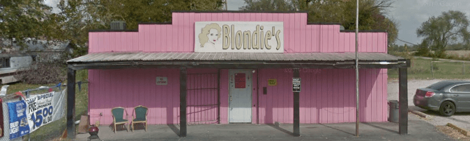 Moochie's (was Blondies) strip club in Washington Park, IL, United States