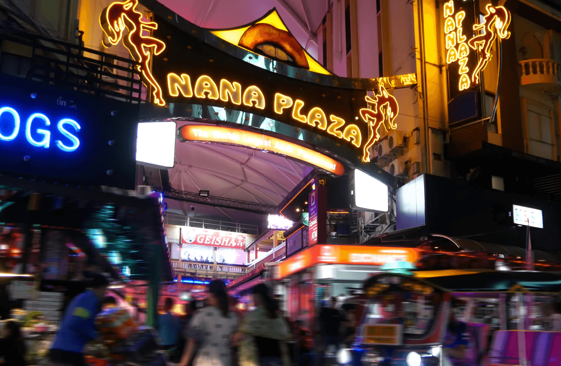 Nana Entertainment Plaza strip club in Bangkok, Thailand