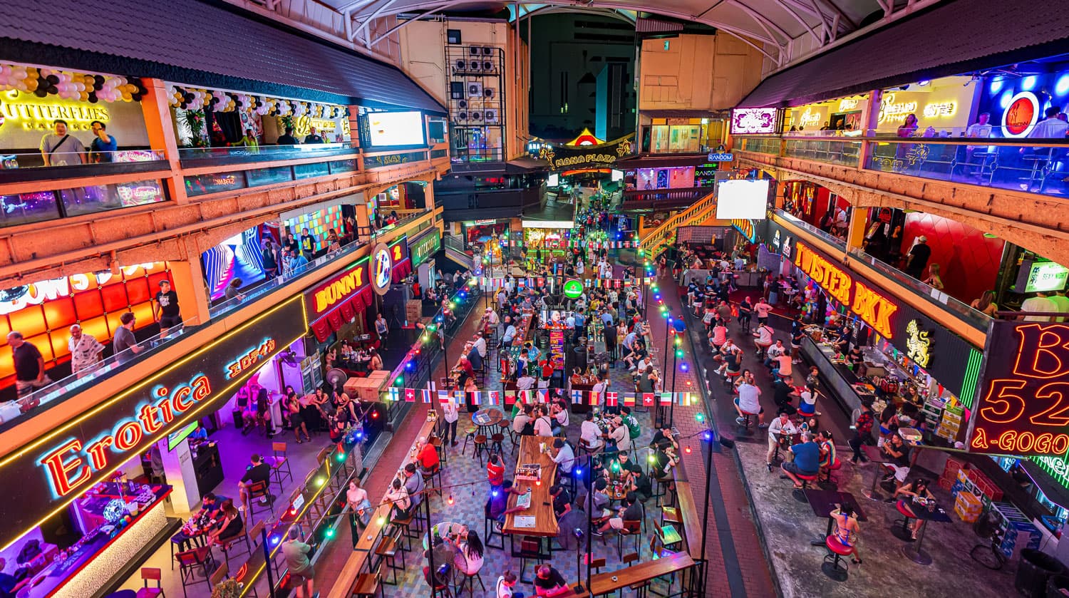 Nana Plaza - Adult Entertainment strip club in Bangkok, Asia, Thailand