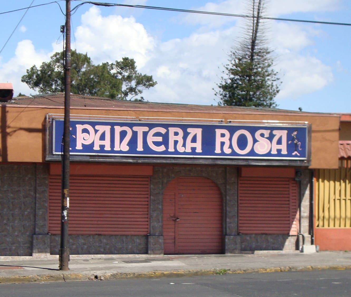 Pantera Rosa (Pink Panther) strip club in San José, Central America, Costa Rica
