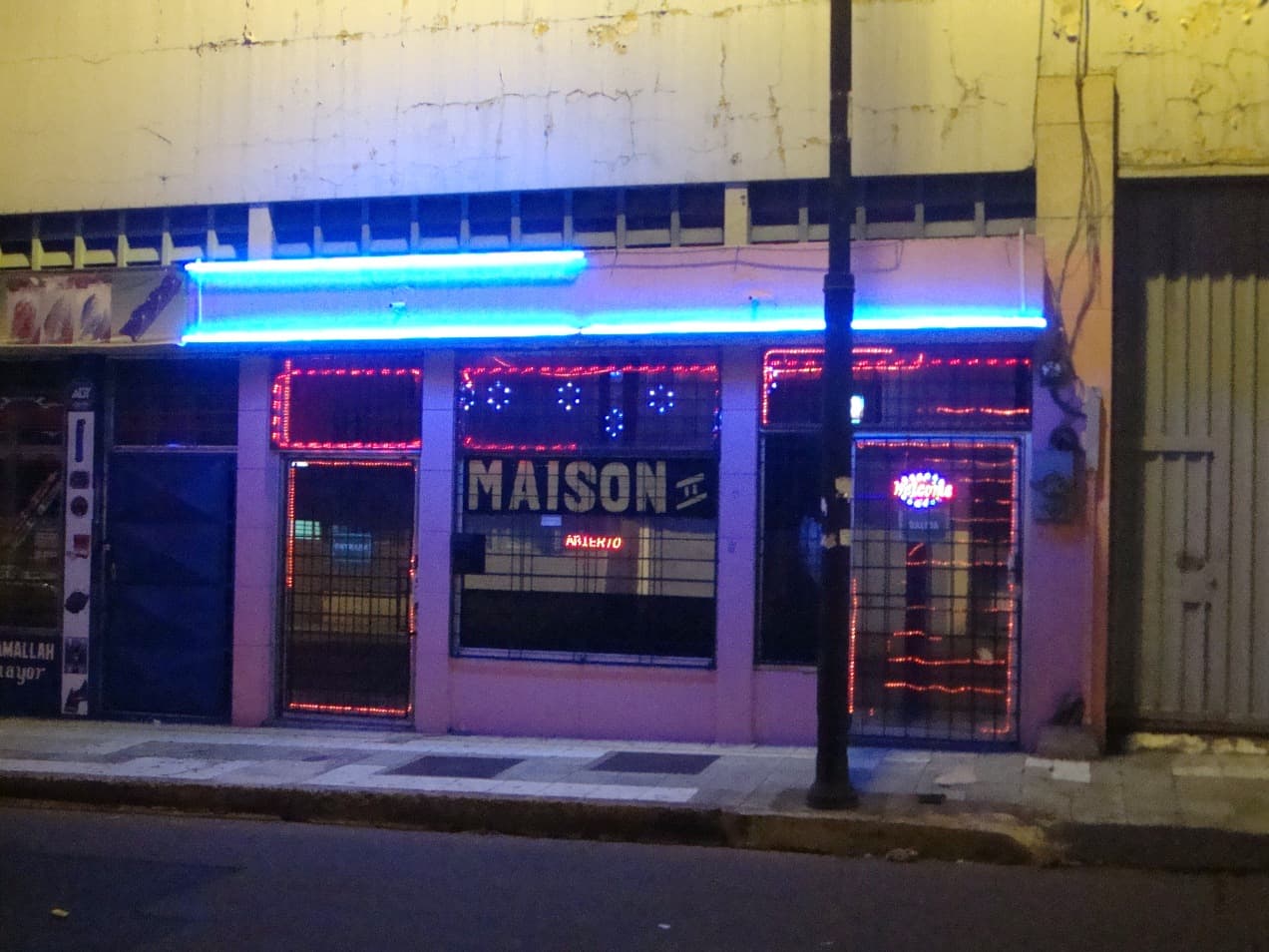 Pension Monica strip club in San José, Central America, Costa Rica