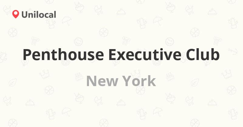 Penthouse Executive Club strip club in Manhattan, NY, United States