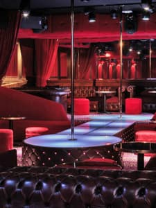 Pink Paradise strip club in Paris, Europe, France