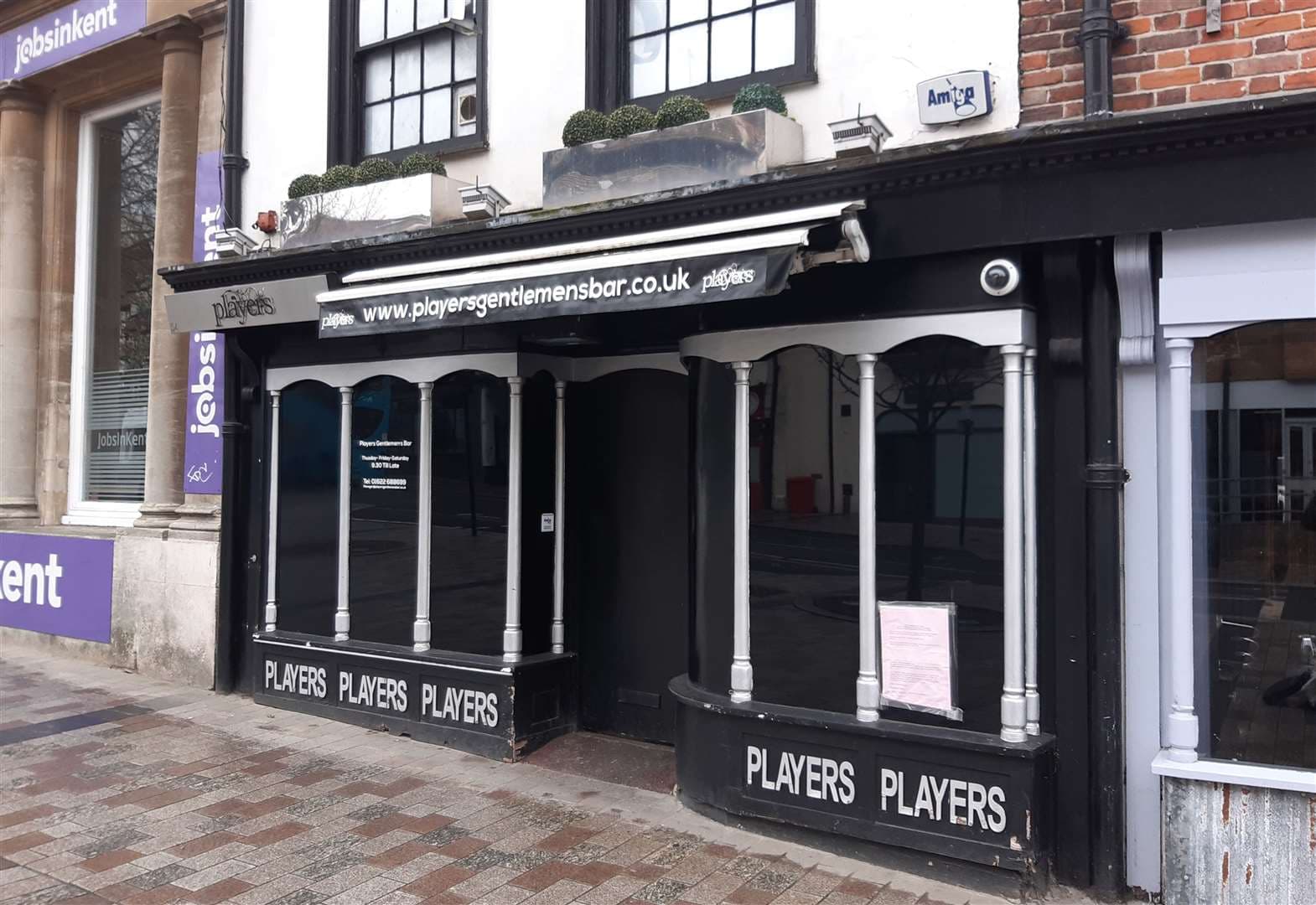Players Gentlemen's Club strip club in Maidstone, Kent, United Kingdom