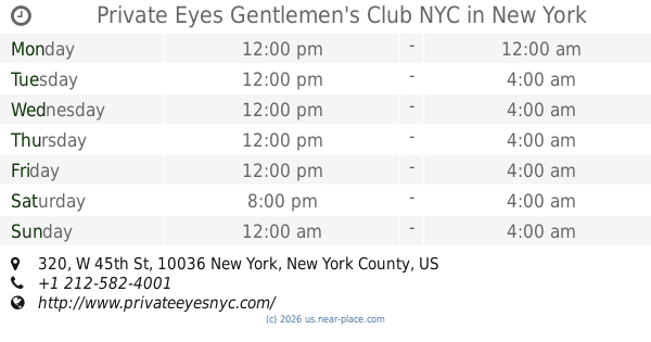 Private Eyes strip club in York, NY, United States