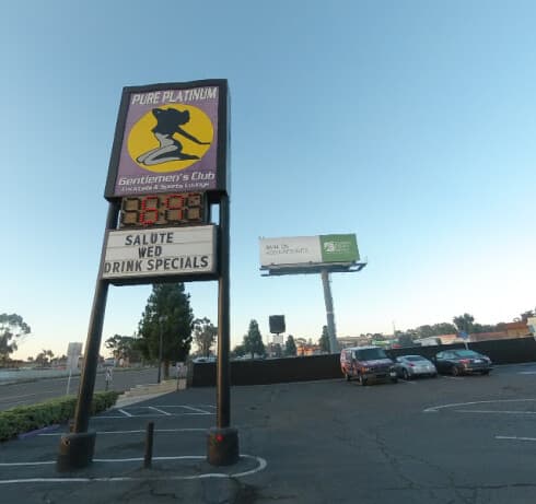 Pure Platinum II strip club in San Diego, CA, United States