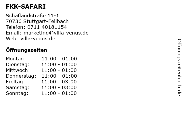 Safari strip club in Stuttgart, Europe, Germany