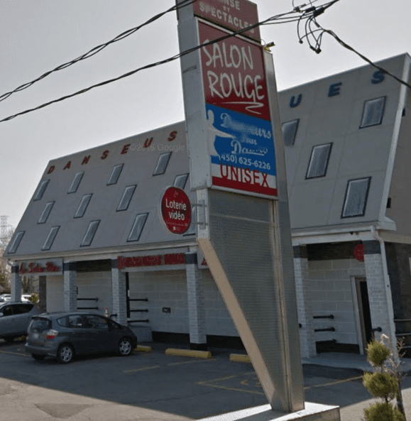 Salon Rouge strip club in Val-David, QC, Canada