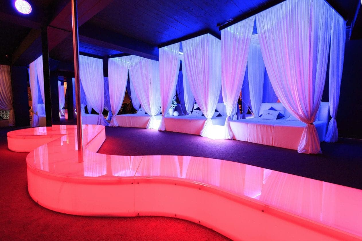 Sugar Club strip club in Kaunas, Lithuania