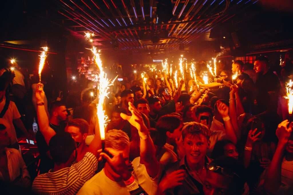 Tabledancing strip club in Costa Del Sol, Spain