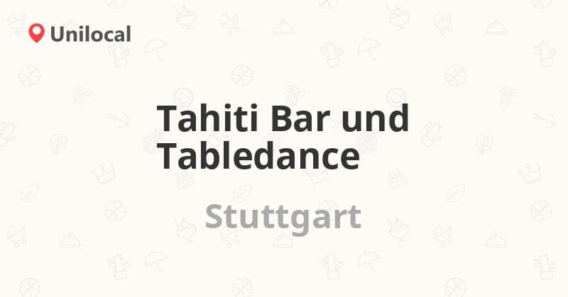 Tahiti Tabledance strip club in Stuttgart, Germany