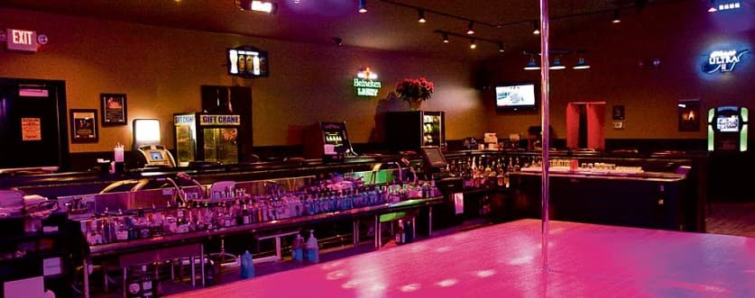 The Getaway Lounge strip club in Plymouth, PA, United States