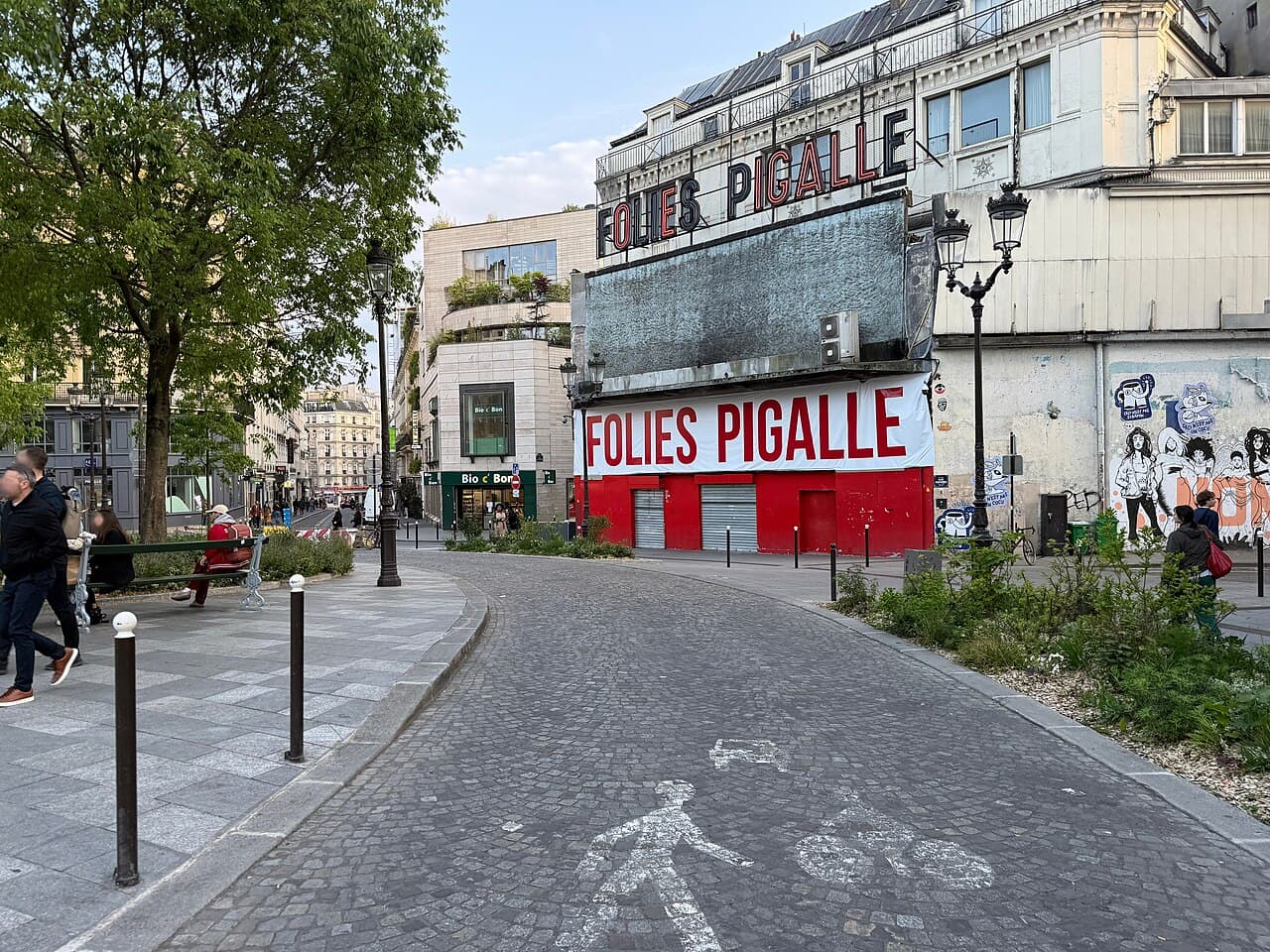 Theatre Folies Pigalle strip club in Paris, France