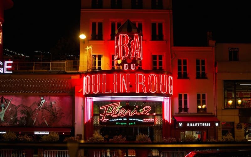 Theatre Le Figaro strip club in Paris, France