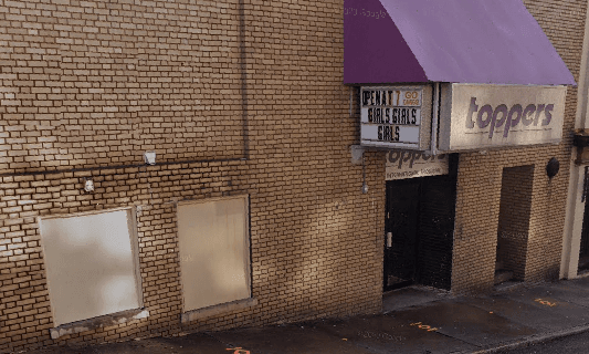 Toppers International Showbar strip club in Athens, GA, United States
