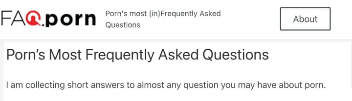 Faq.porn